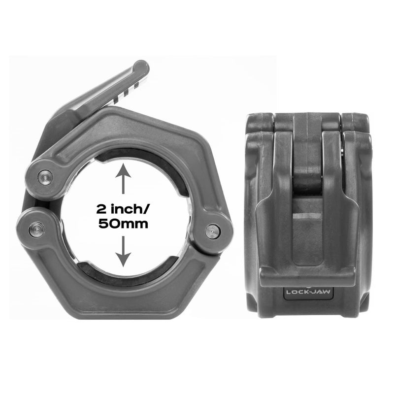 Lock-Jaw Barbell Collars قفل-فك OLY 2 طوق باربل أولمبي (أزرق) - Image 4